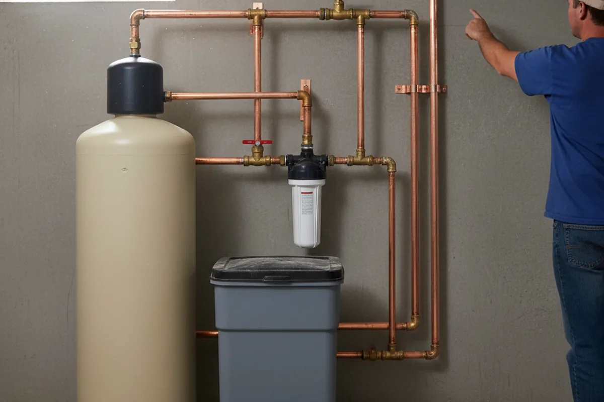 Whole-house water treatment system installed in Middle Grove